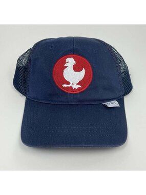 Zaxby's Chicken Embroidered Logo Employee Mesh Trucker Hat Workwear Adjustable